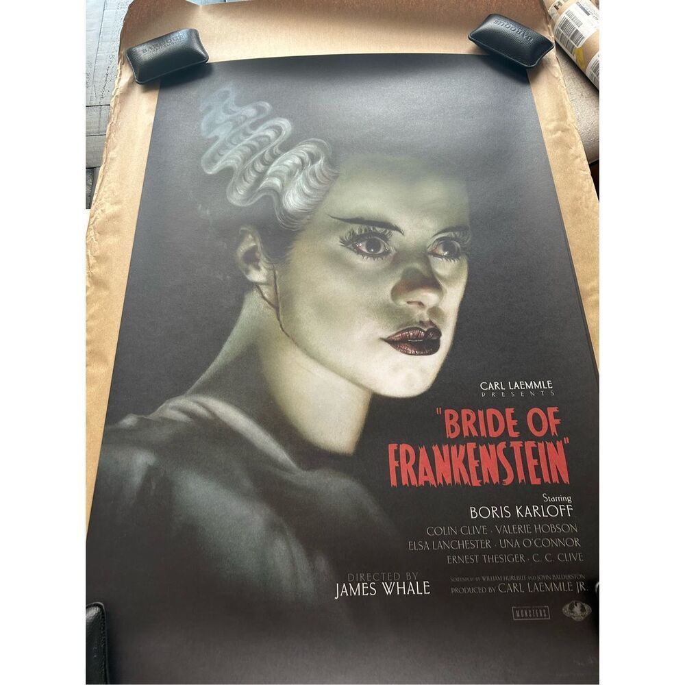 The Bride of Frankenstein art print set - matching numbers